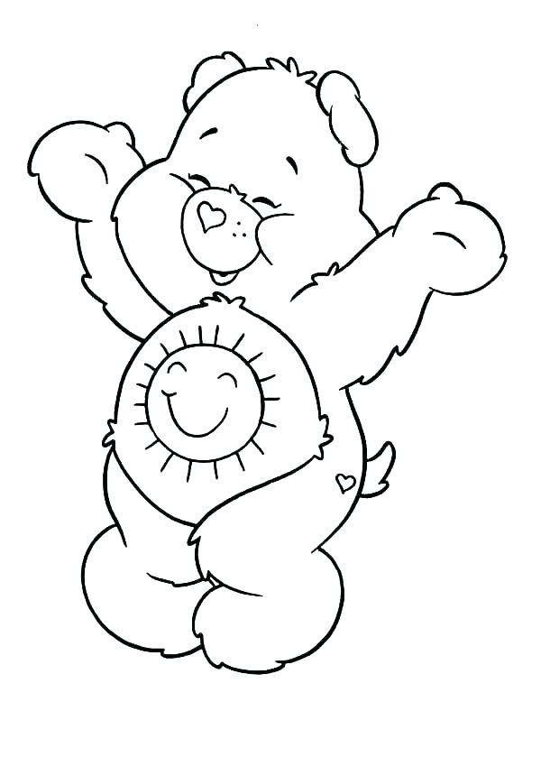 600x839 Care Bear Coloring Pages Bear Coloring Pages Fresh Care Bears
