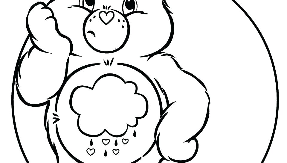 Grumpy Care Bear Coloring Pages at GetColorings.com | Free printable ...