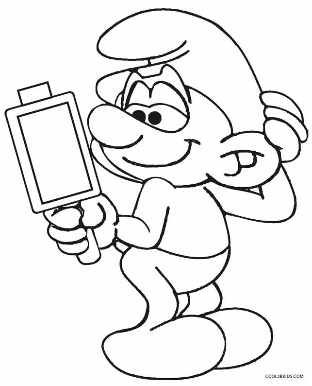 643x794 Printable Smurf Coloring Pages For Kids Cool2bkids