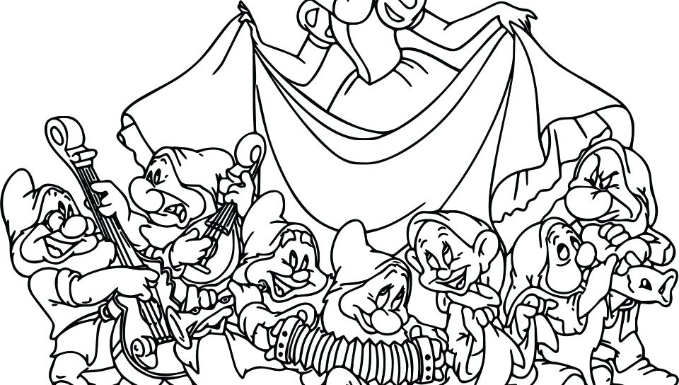 Snow White Little Snow White And The 7 Dwarfs Coloring Snow White 960x544 Snow White Little Snow White And The 7 Dwarfs Coloring Snow White