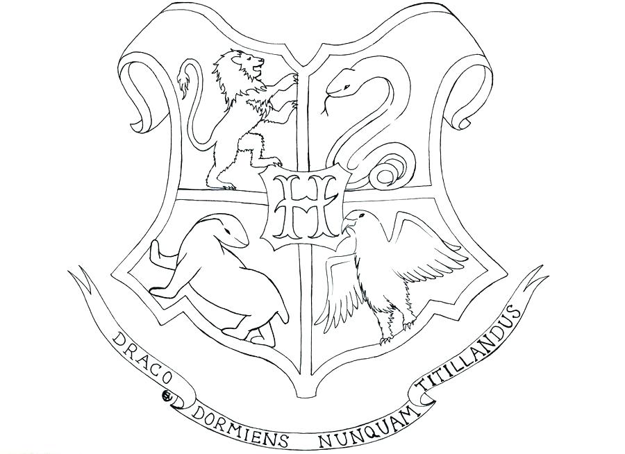 900x654 In The Streets And Gryffindor Crest Coloring Page