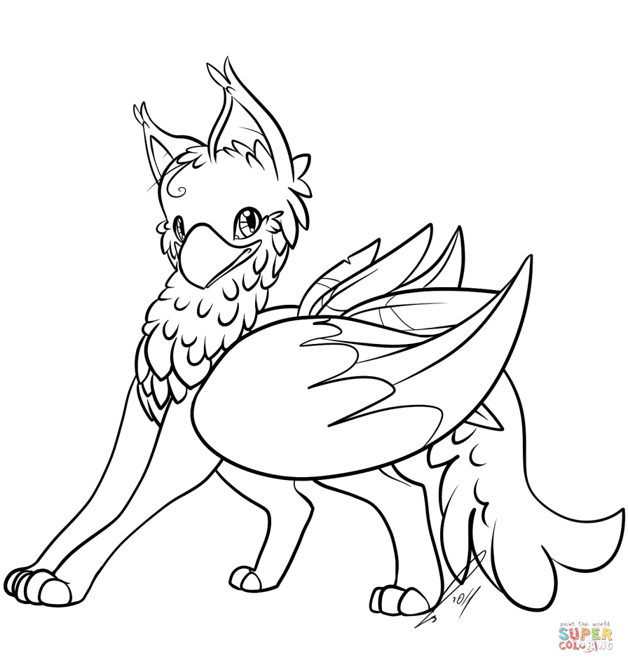 Cute Gryphon Super Coloring Coloring Sheets Babies 896x952 Cute Gryphon Super Coloring Coloring Sheets Babies