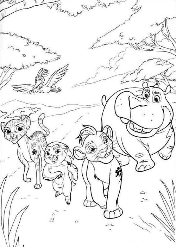 Kids N 19 Coloring Pages Of Lion Guard 593x832 Kids N 19 Coloring Pages Of Lion Guard