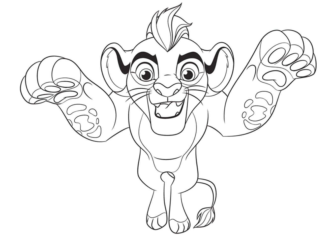 Lion Guard Coloring Pages 1339x947 Lion Guard Coloring Pages