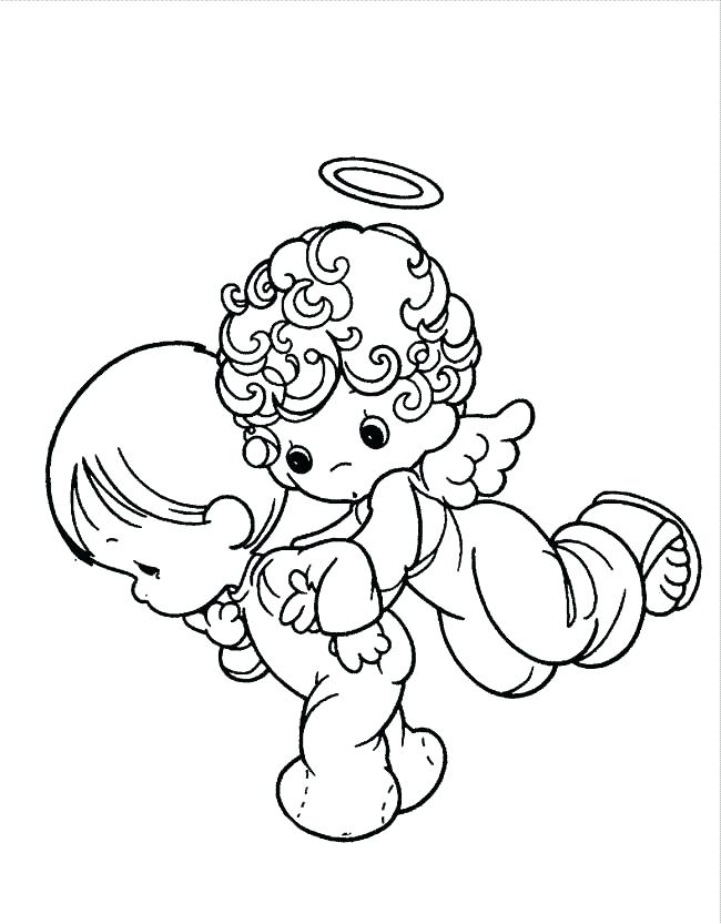 Angel Coloring Pages Printable Angel Coloring Pages Printable Baby 650x833 Angel Coloring Pages Printable Angel Coloring Pages Printable Baby