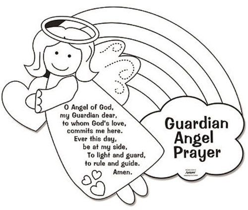 Guardian Angel Coloring Page Amazon Color Your Own Guardian Angel 500x424 Guardian Angel Coloring Page Amazon Color Your Own Guardian Angel