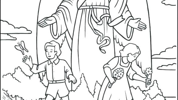 Catholic Coloring Books Guardian Angel Coloring Page Catholic Free 585x329 Catholic Coloring Books Guardian Angel Coloring Page Catholic Free
