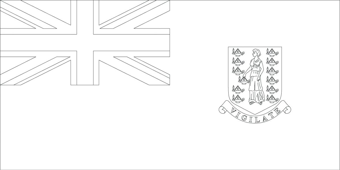 Flag Guatemala Coloring Page World Flags Pages 2 1181x591 Flag Guatemala Coloring Page World Flags Pages 2