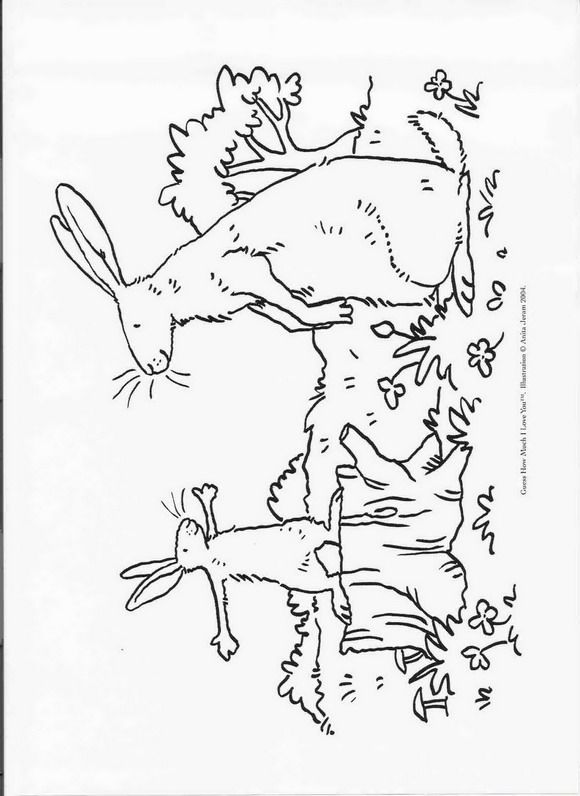 Coloring Page Guess How Much I Love You Kids N Fun Coloring 580x796 Coloring Page Guess How Much I Love You Kids N Fun Coloring