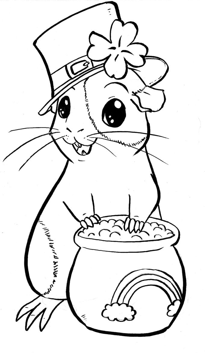 681x1172 Guinea Pig Coloring Pages Freecolorngpages Co Colouring 27144