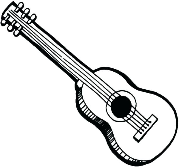 Guitar Coloring Pages Acoustic Free For Kids In Plan 13 600x557 Guitar Coloring Pages Acoustic Free For Kids In Plan 13