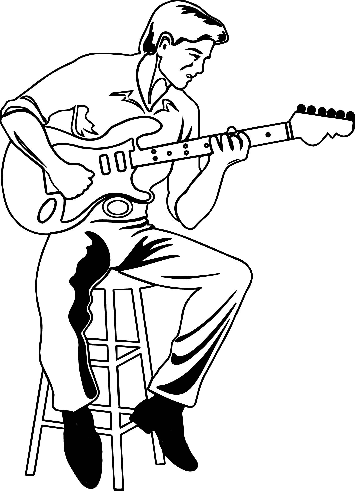 Profitable Guitar Player Coloring Page Color By Number Dog 1417x1959 Profitable Guitar Player Coloring Page Color By Number Dog