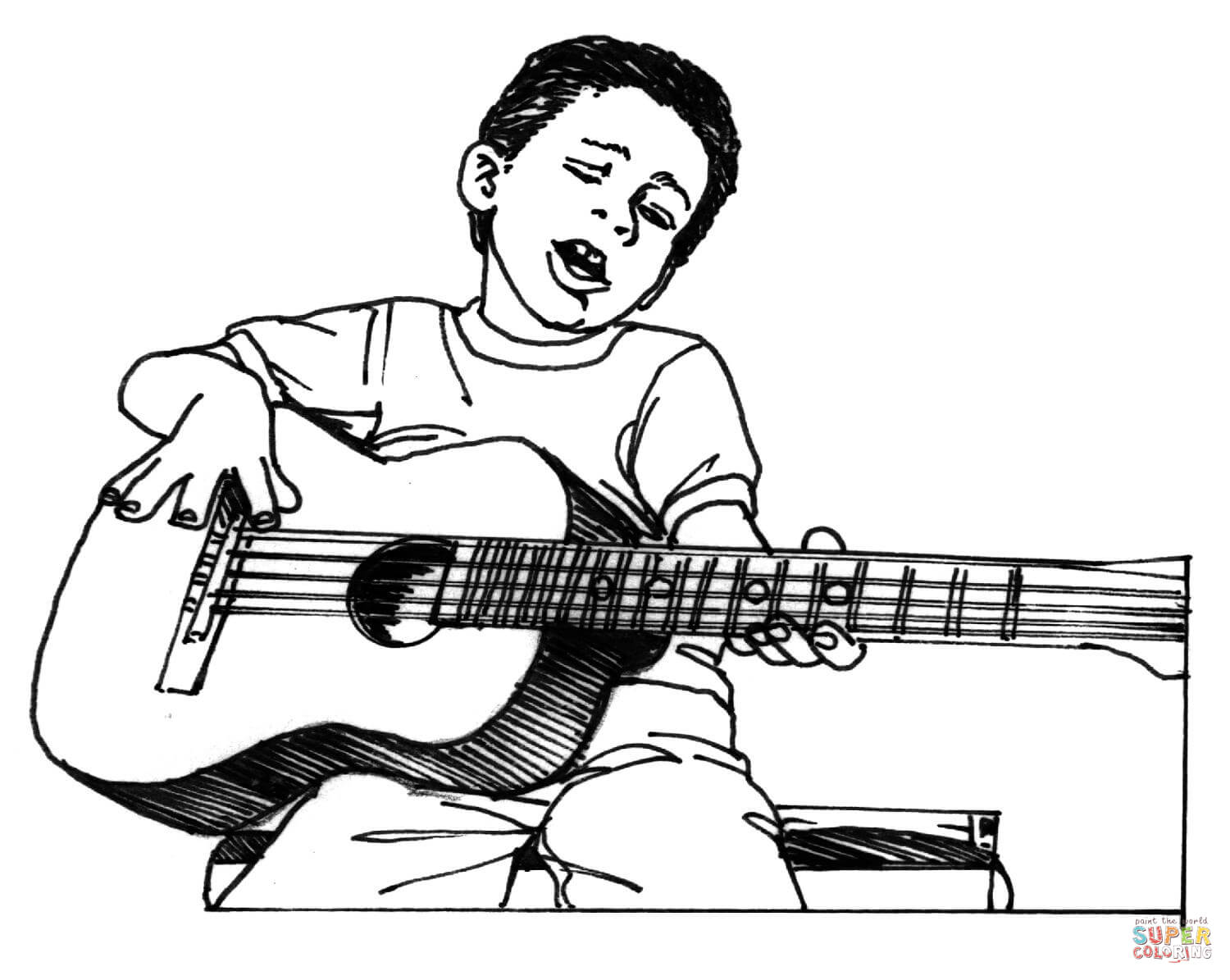 Guitar Coloring Page Free Printable Coloring Pages Guitar Coloring 1500x1195 Guitar Coloring Page Free Printable Coloring Pages Guitar Coloring