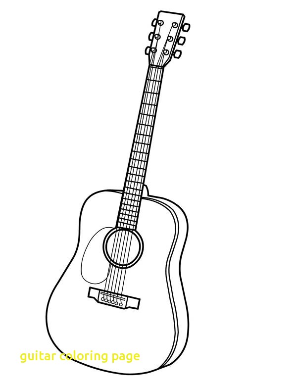 Guitar Coloring Page Twisty Noodle Intended For Pages Idea 2 600x776 Guitar Coloring Page Twisty Noodle Intended For Pages Idea 2