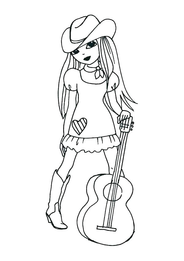 Electric Guitar Coloring Pages Printable Precision Cool Guitar 600x849 Electric Guitar Coloring Pages Printable Precision Cool Guitar