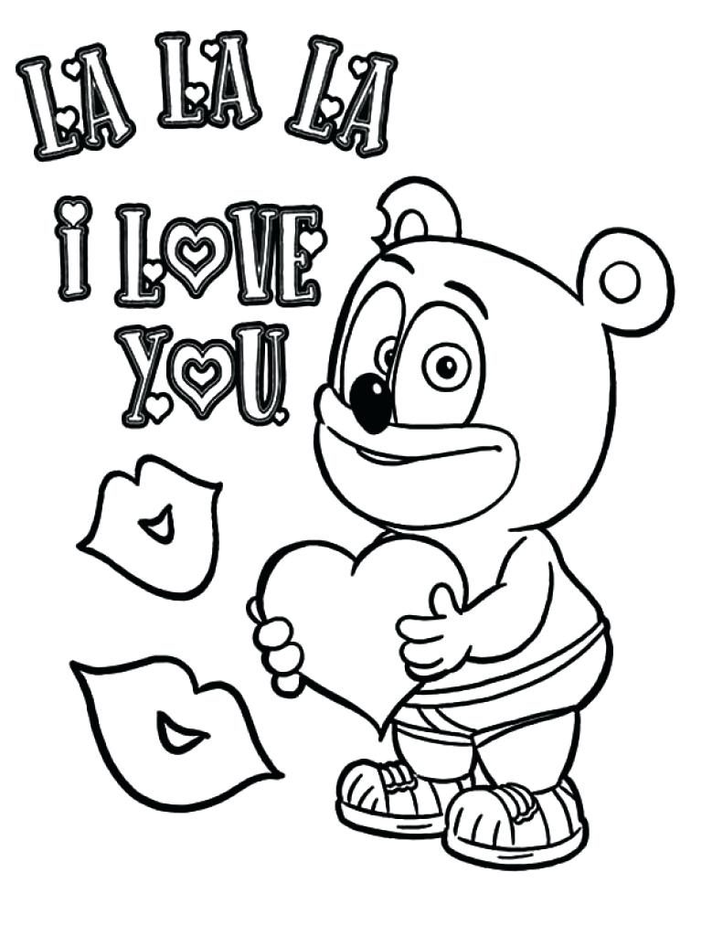 Gummy Bear Coloring Sheet Coloring Pages