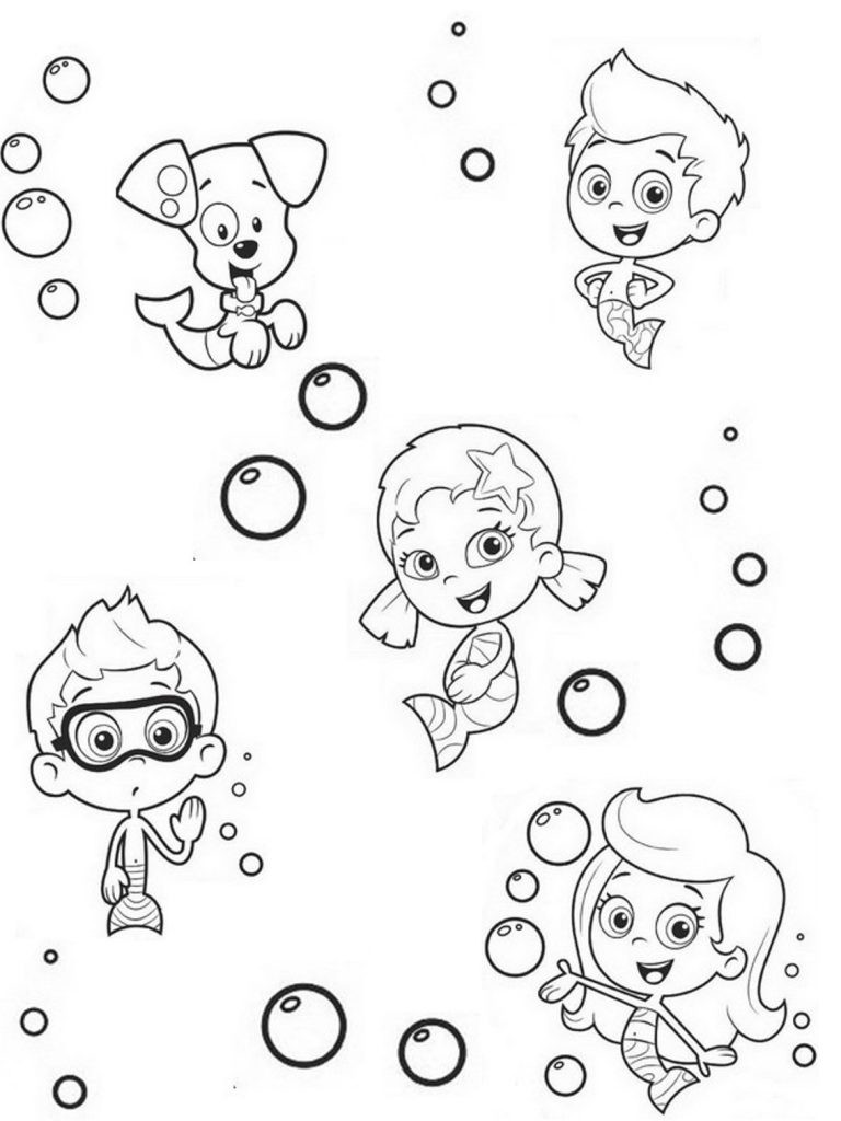 Guppy Coloring Pages
