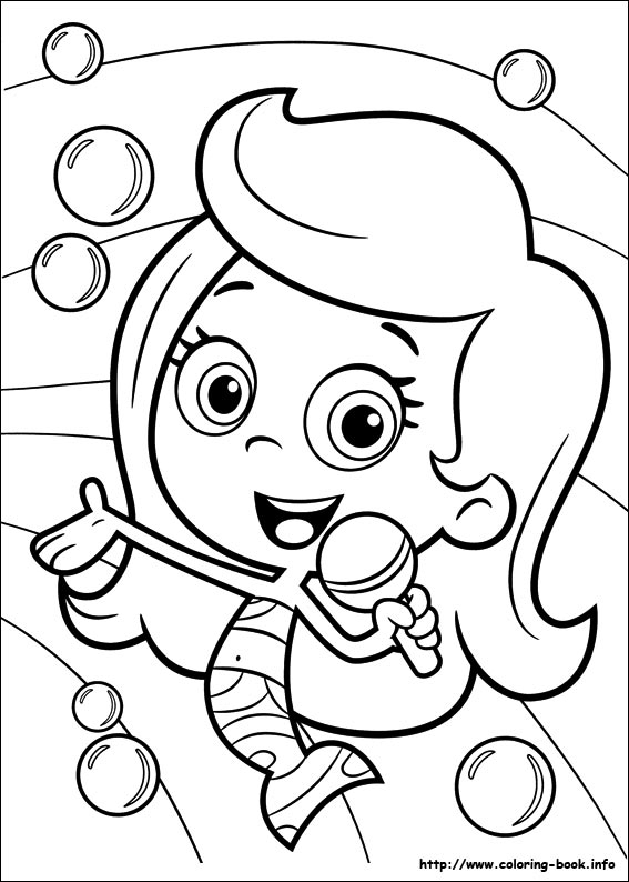 567x794 Bubble Guppies Coloring Pages Guppies Coloring Picture
