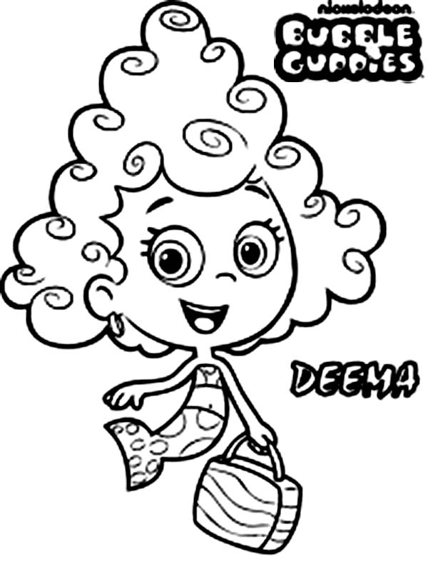 600x801 35 Printable Bubble Guppies Coloring Pages, Bubble Guppies