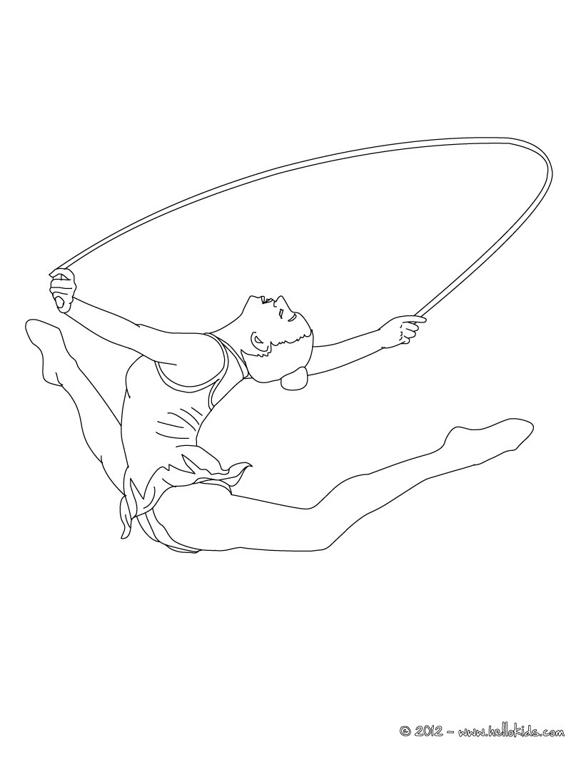 821x1061 Gymnastics Coloring Pages