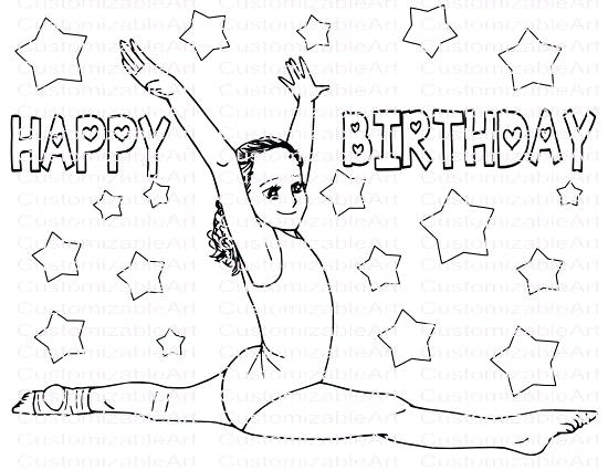 550x425 Girls Gymnastic Coloring Page Girls Gymnastic Party Girls