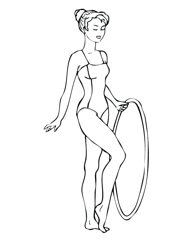 600x800 Gymnastic Coloring Pages Printable Gymnastics Coloring Pages