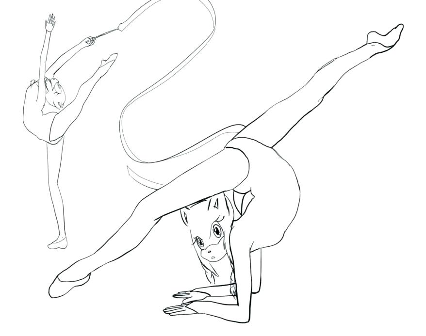 878x693 Gymnastics Pictures To Print Coloring Double Play Gymnastics