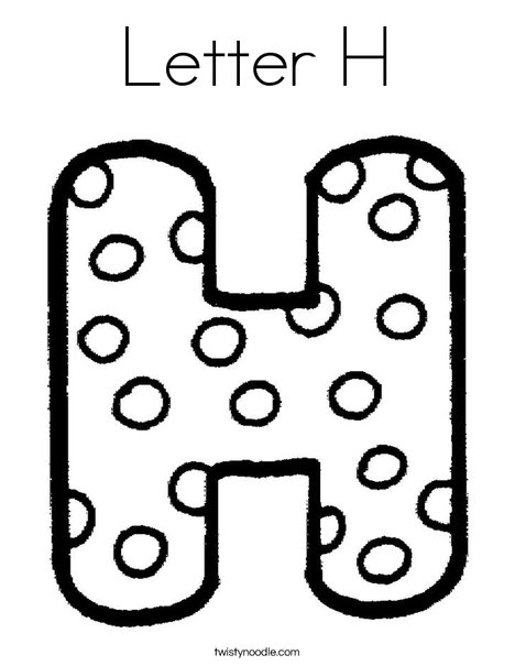 Letter H Coloring Page 468x605 Letter H Coloring Page