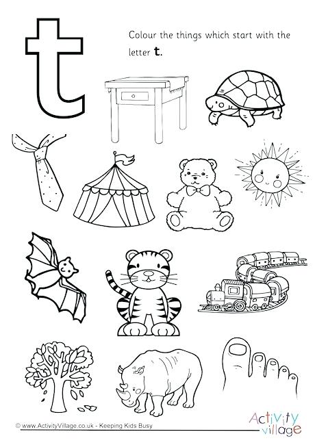 Letter T Colouring Pages Plus Start With The Letter T Colouring 460x650 Letter T Colouring Pages Plus Start With The Letter T Colouring