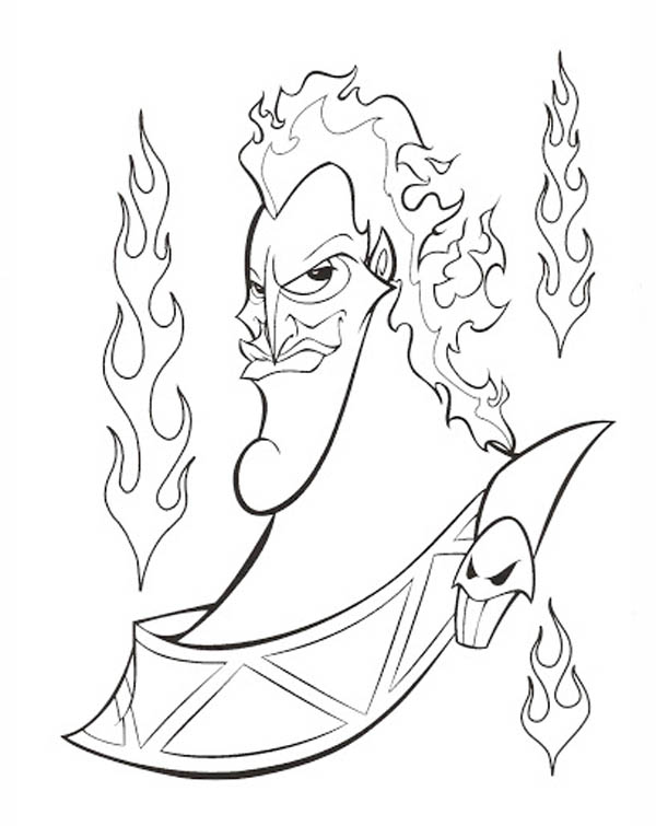 600x755 Hades Coloring Page