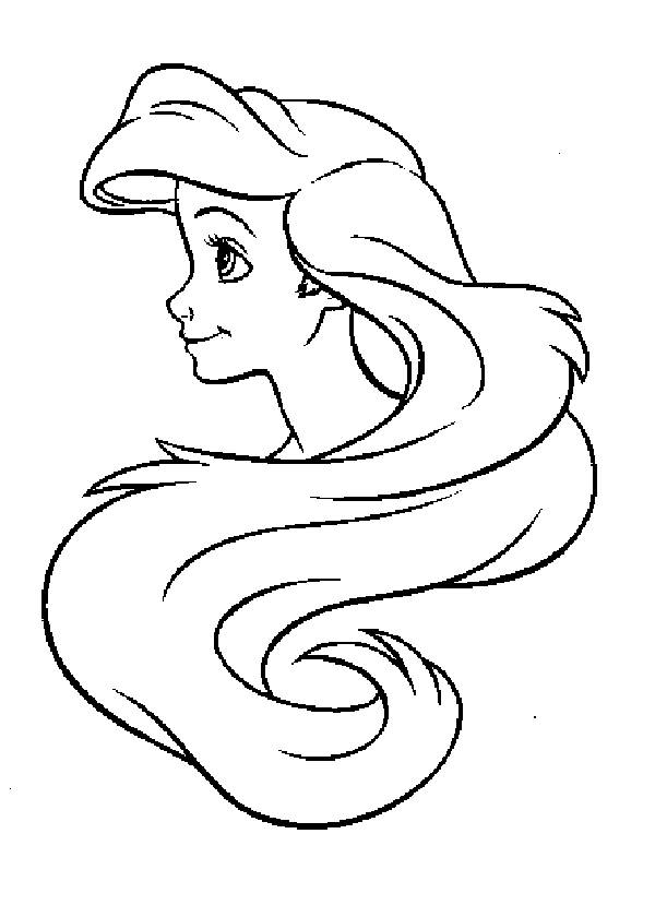 Hair Coloring Pages With Regard To Plan 17 600x840 Hair Coloring Pages With Regard To Plan 17