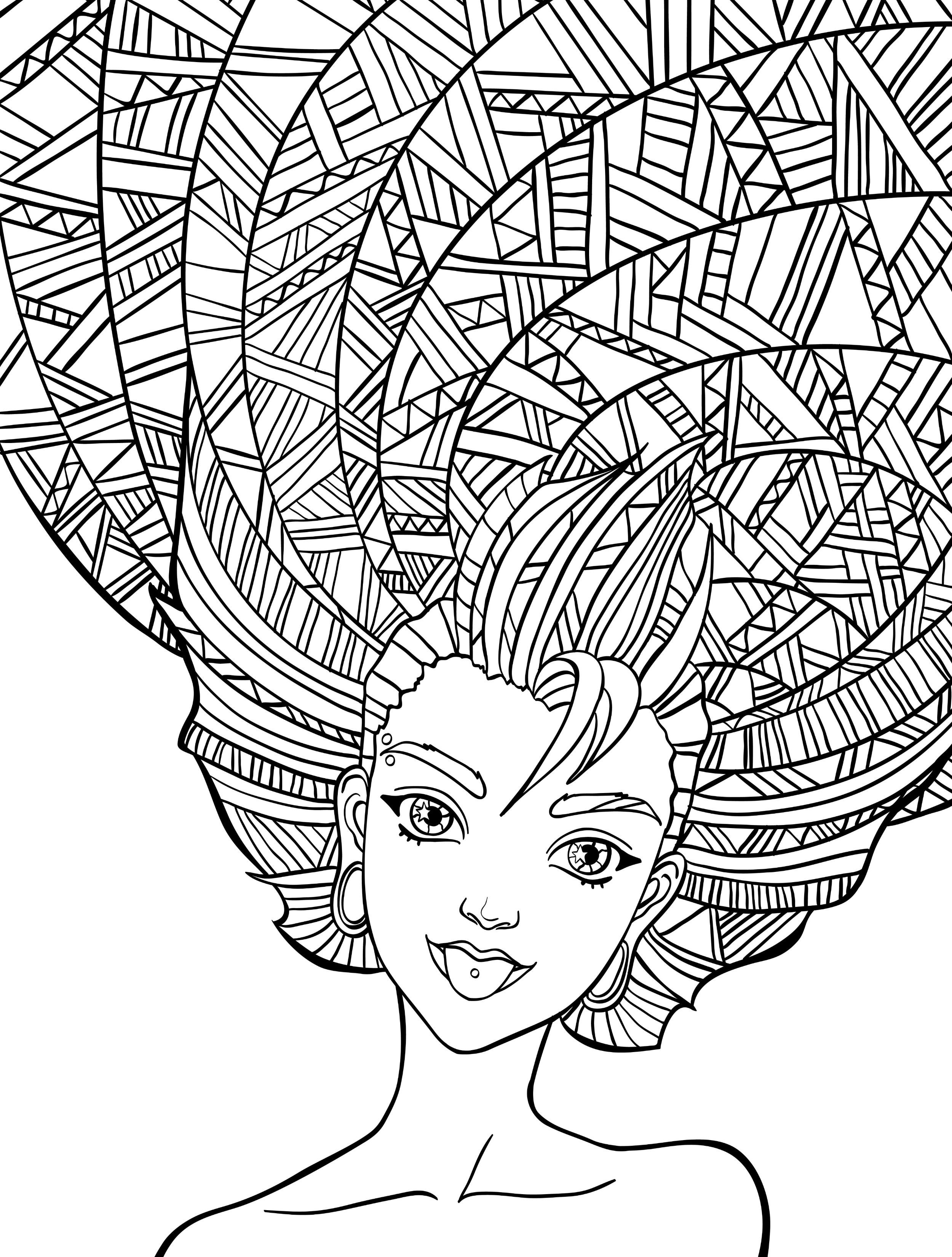 Crazy Hair Coloring Pages Funny Adult Coloring Pages Ebestbuyvnco 2500x3300 Crazy Hair Coloring Pages Funny Adult Coloring Pages Ebestbuyvnco