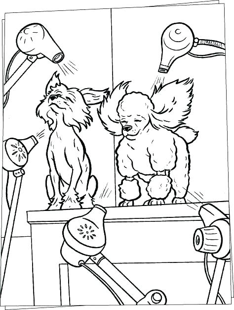 Machine Coloring Pages Hair Salon Coloring Pages Dog Salon 474x626 Machine Coloring Pages Hair Salon Coloring Pages Dog Salon