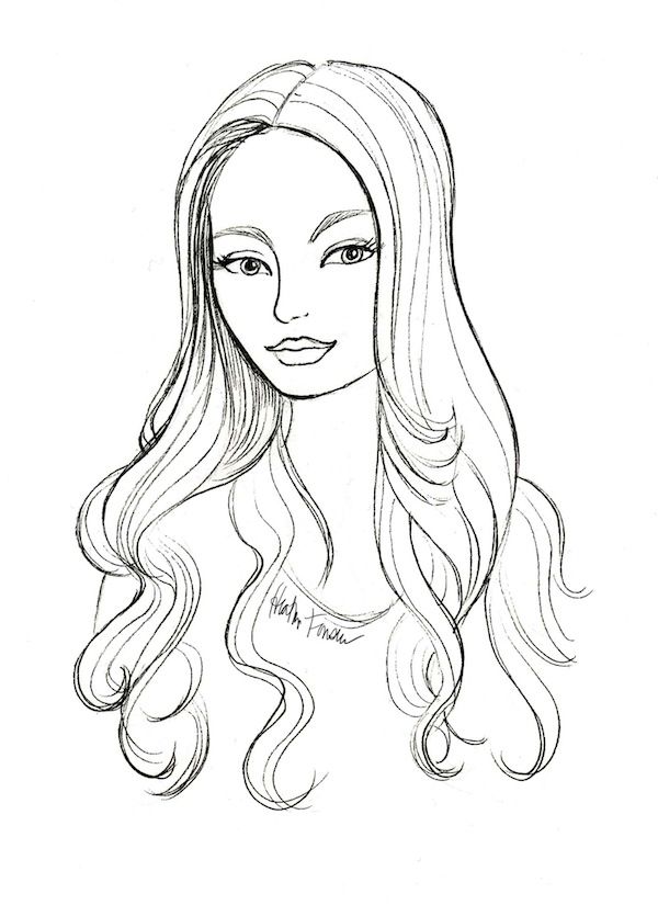 Hairstyle Coloring Pages Hairstyle Sketches From Lucky Fabb 600x825 Hairstyle Coloring Pages Hairstyle Sketches From Lucky Fabb