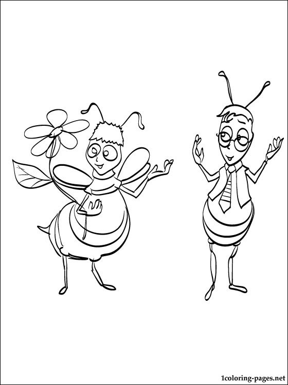 Coloring Pages Bee Movie Coloring Pages 560x750 Coloring Pages Bee Movie Coloring Pages