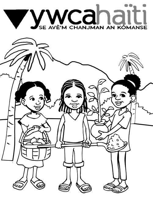 501x648 Environmental Themed Coloring Book For Haiti Haiti, Coloring