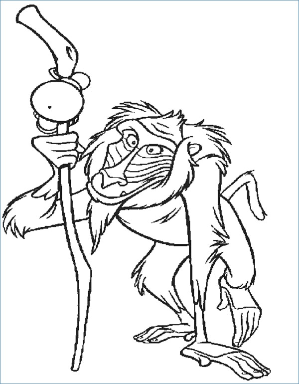 600x770 Baby Simba The Lion King Coloring Page