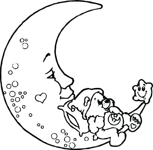 Crescent Moon Coloring Page Medium Size Of Moon Coloring Pages 509x500 Crescent Moon Coloring Page Medium Size Of Moon Coloring Pages
