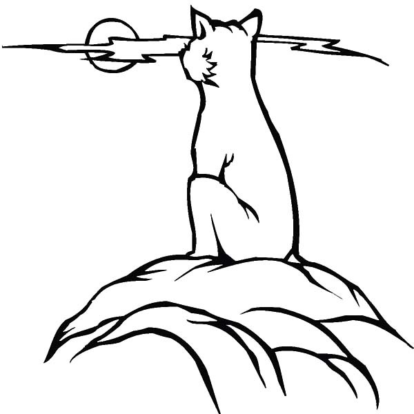 Bobcat Watching Full Moon Coloring Pages Best Place To Color 600x600 Bobcat Watching Full Moon Coloring Pages Best Place To Color