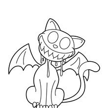 220x220 Black Bats Coloring Pages