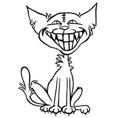 230x230 Top 25 Free Printable Halloween Cat Coloring Pages Online