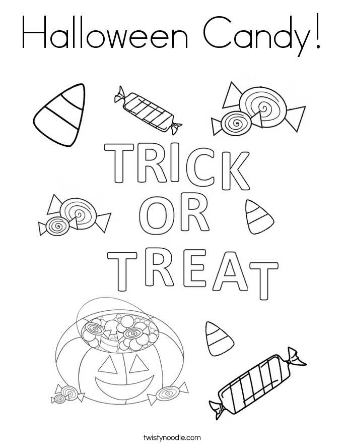 Halloween Candy Coloring Page 685x886 Halloween Candy Coloring Page