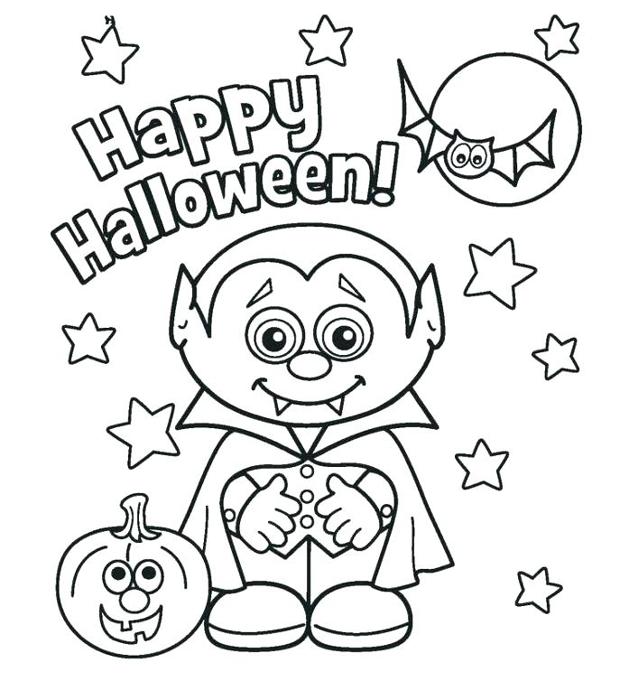 687x754 Cartoon Halloween Coloring Pages Coloring Pages Easy Cartoon