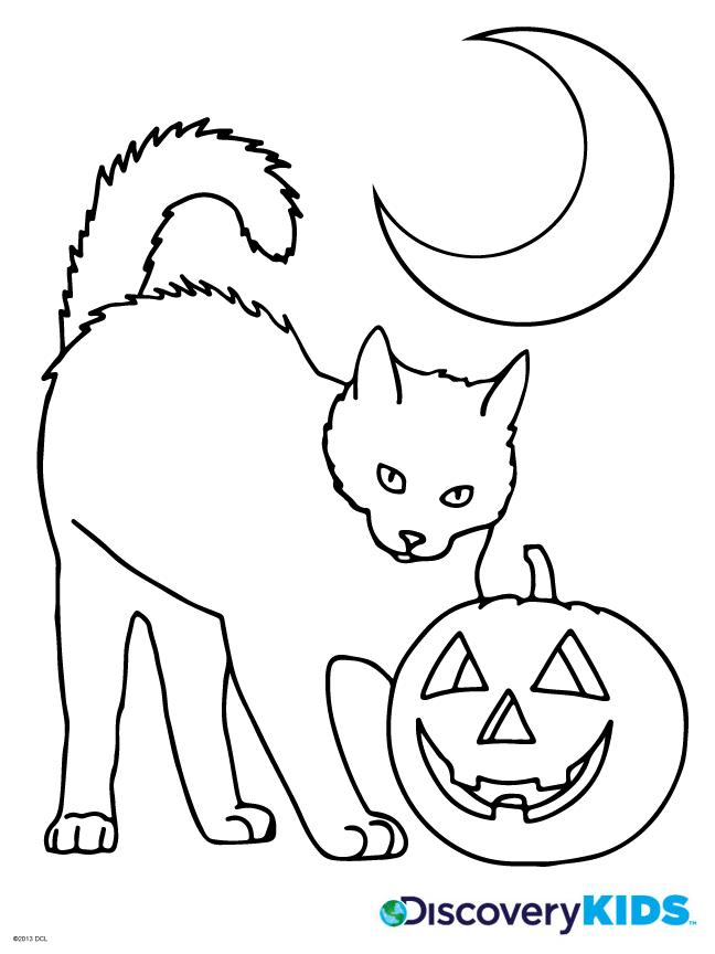 Halloween Cat Coloring Page 648x864 Halloween Cat Coloring Page