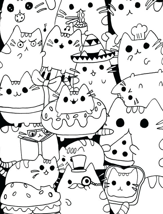 Cat Coloring Pages Printable Cats Printable Coloring Page By 570x750 Cat Coloring Pages Printable Cats Printable Coloring Page By