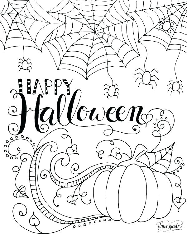 Printable Halloween Coloring Pages For Kids Printable Coloring 600x748 Printable Halloween Coloring Pages For Kids Printable Coloring
