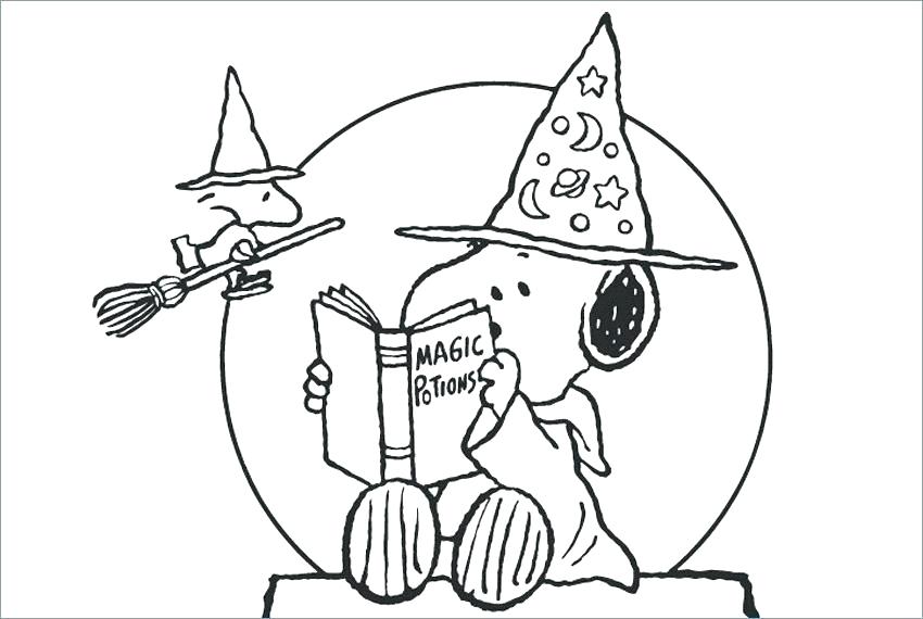 850x570 Halloween Color Sheets Printable