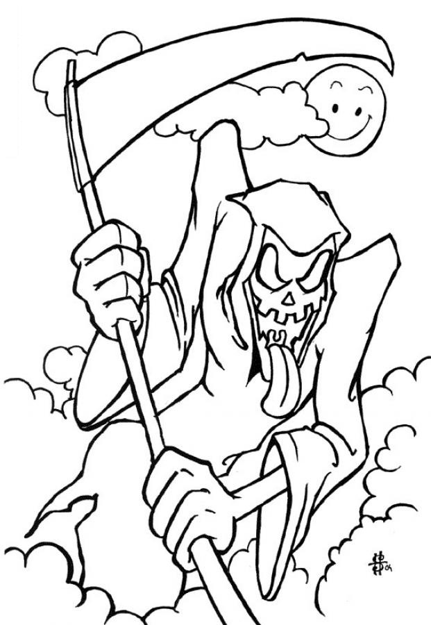 Free Printable Halloween Coloring Pages For Kids 621x900 Free Printable Halloween Coloring Pages For Kids