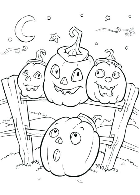 Halloween Coloring Pages For Toddlers Kindergarten Coloring Pages 452x628 Halloween Coloring Pages For Toddlers Kindergarten Coloring Pages