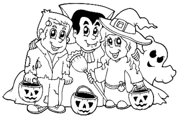 Halloween Coloring Pages For Toddlers 600x397 Halloween Coloring Pages For Toddlers